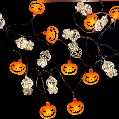 LED svetleći lanac Halloween Pumpkin