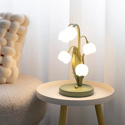 Stone Lampe Vintage Lily Lamp