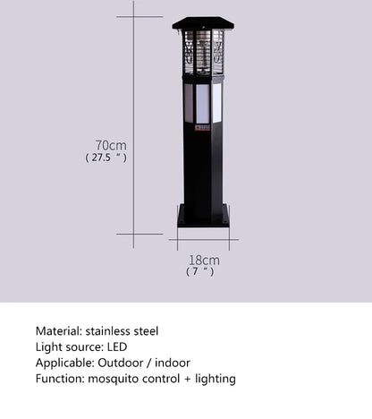 OUFULA Modern Outdoor Mosquito Killer Lamp LED Waterproof Professional Insect Kill Lawn Light for Home Courtyard Electricity