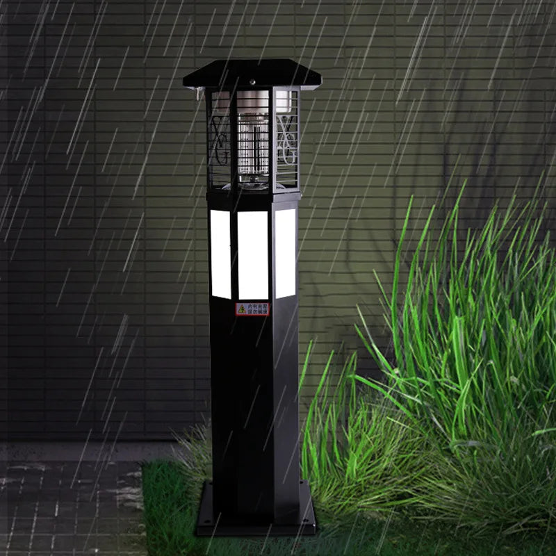 OUFULA Modern Outdoor Mosquito Killer Lamp LED Waterproof Professional Insect Kill Lawn Light for Home Courtyard Electricity