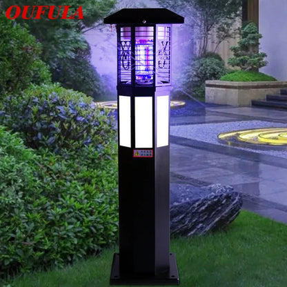 OUFULA Modern Outdoor Mosquito Killer Lamp LED Waterproof Professional Insect Kill Lawn Light for Home Courtyard Electricity