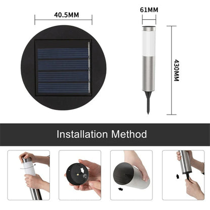 Vodootporni solarni stubovi - Crni