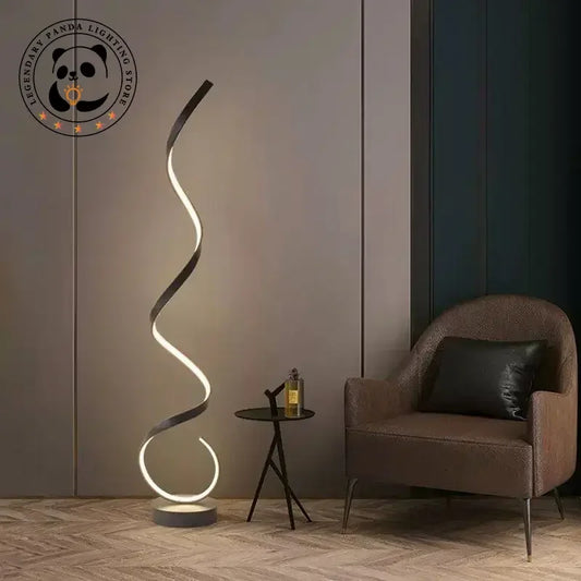 Podne Lampe The Swirl Glow