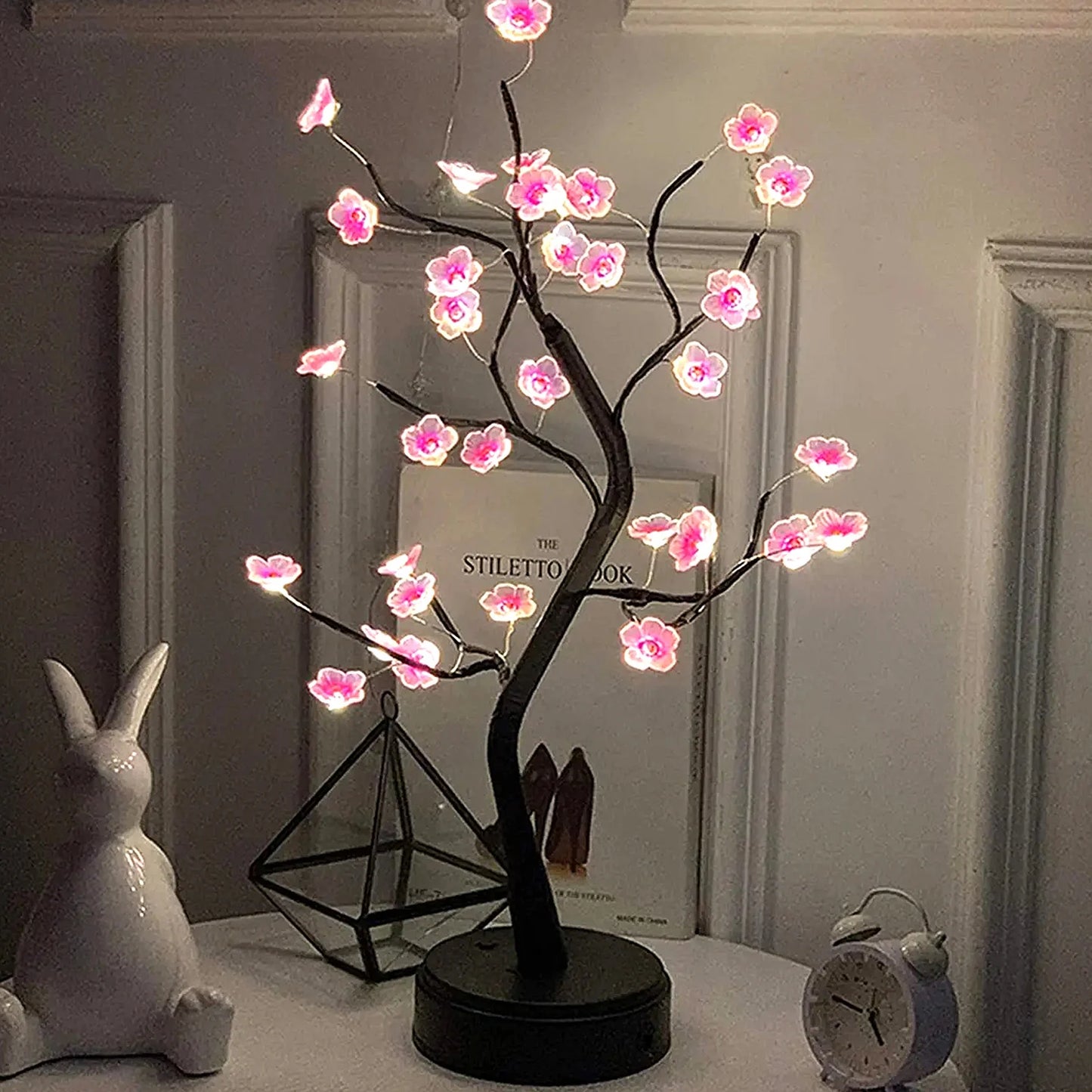 Stone Lampe Light Tree - Plum blossom