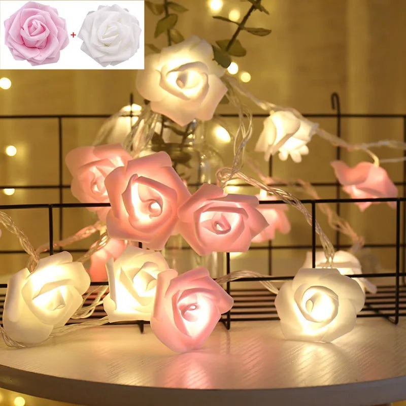 LED svetleći lanac Roses