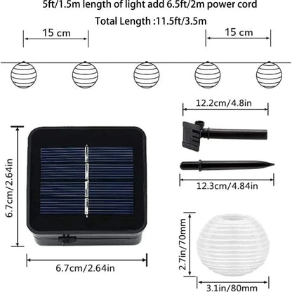 Lantern -  Solarni, vanjski, vodootporan