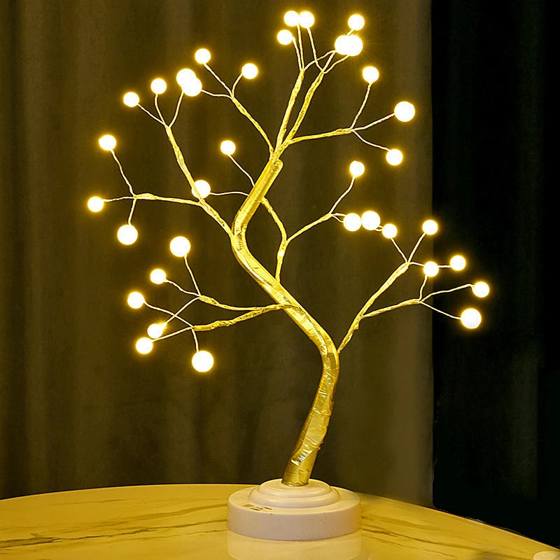 Stone Lampe Light Tree - Ball