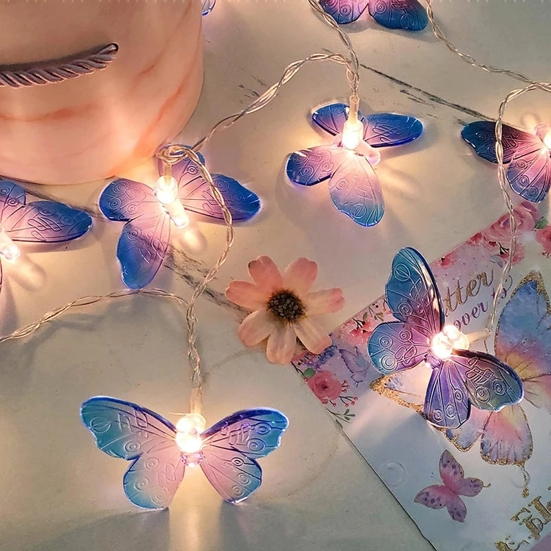 LED svetleći lanac Butterfly