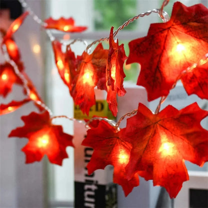 LED svetleći lanac Maple Leaves